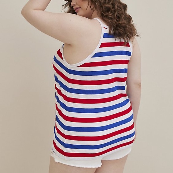 NWT Torrid Heritage Slub High Neck Tank Top Size 0X - Picture 4 of 9